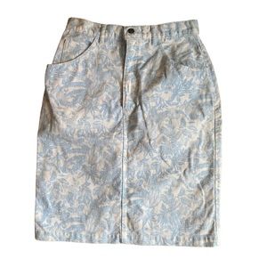 Vintage Calvin Klein denim, blue/white/cream, size 4/6